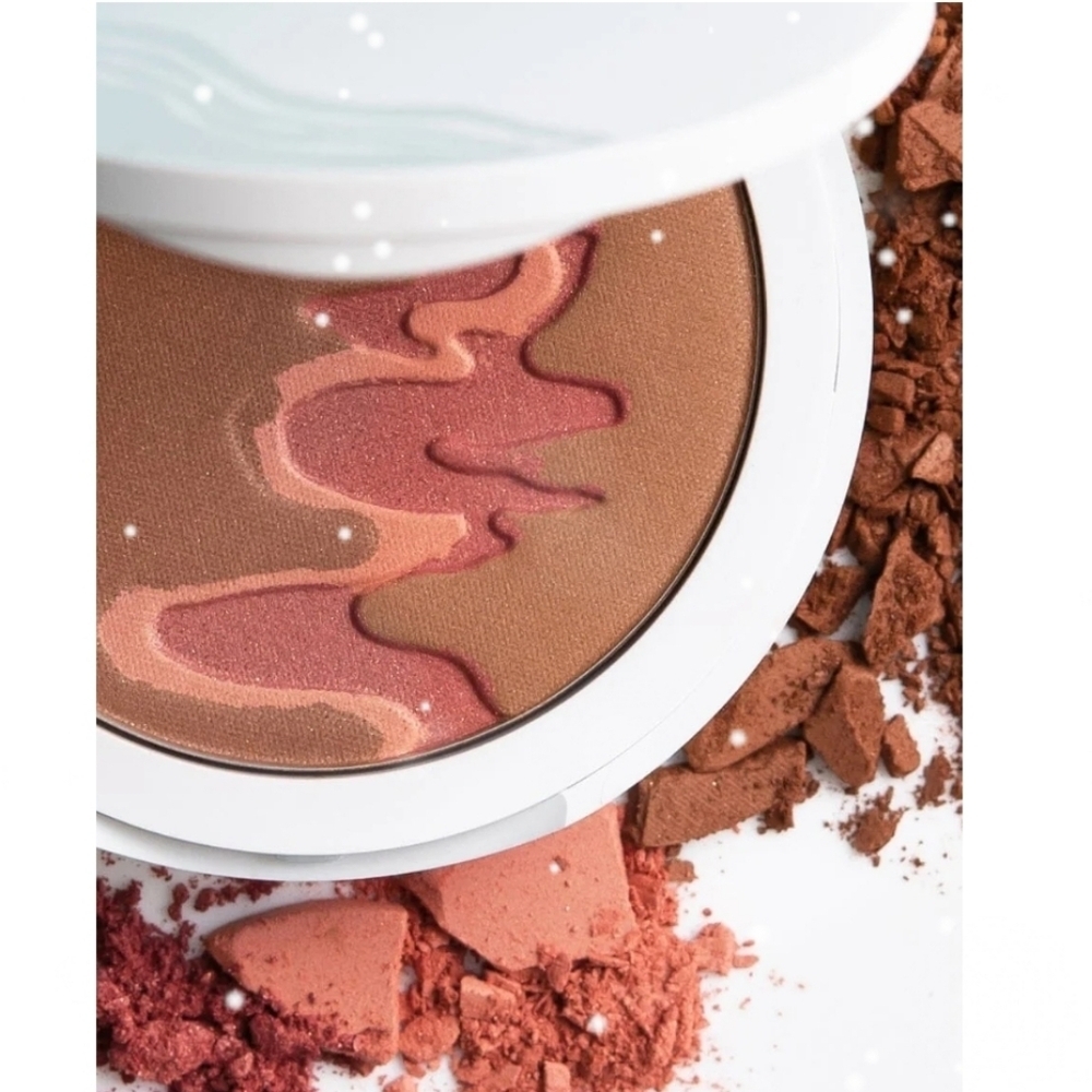 NIB FLYTE.70 ColorBack Burnished Bronze Pressed Bronzer-Vacation